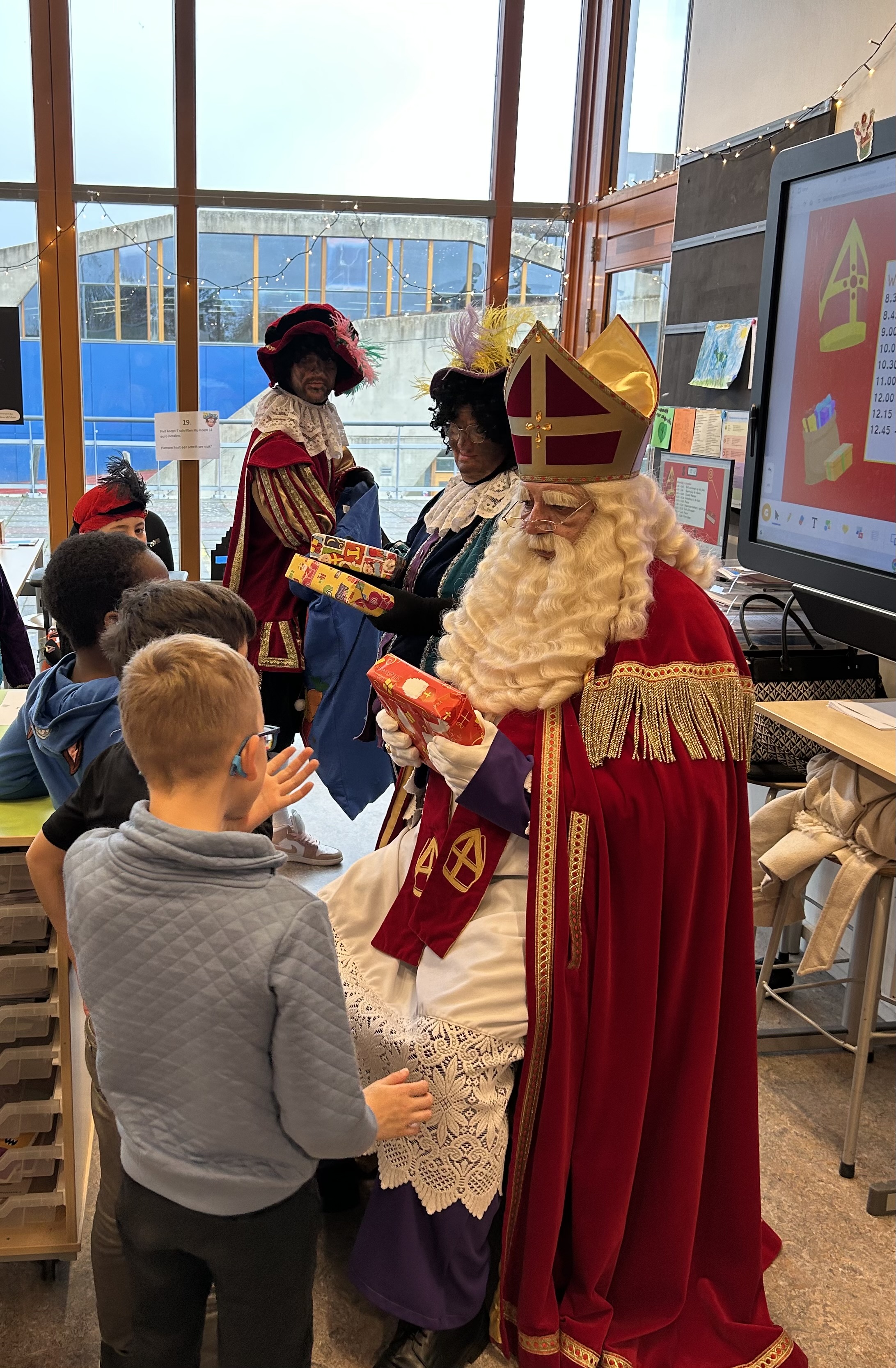 Sinterklaas in groep 4!